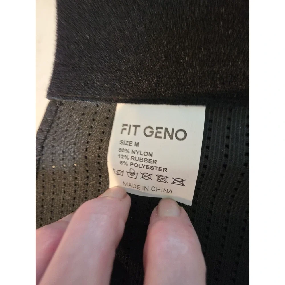 Fit Geno 2 In 1 Back Brace And Posture Corrector Size Medium Black.    0118